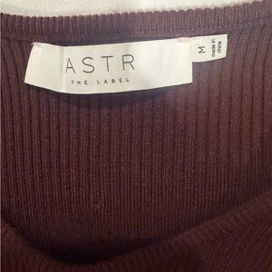 Astr Chocolate alora  Women's Sweater dress